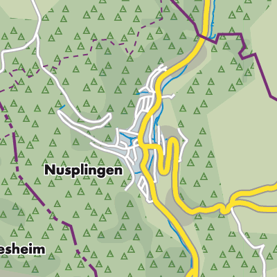 Übersichtsplan Nusplingen