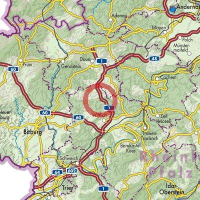 Landkarte Oberöfflingen
