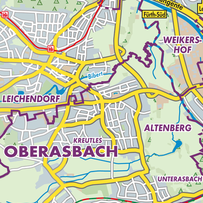 Übersichtsplan Oberasbach