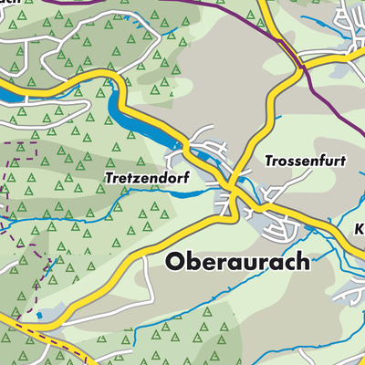 Übersichtsplan Oberaurach