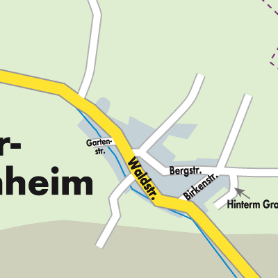 Stadtplan Oberbachheim