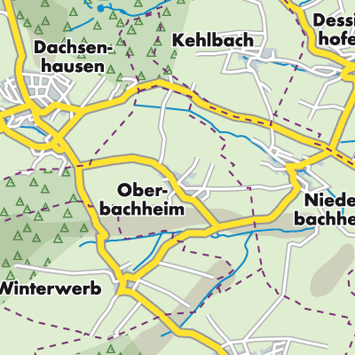 Übersichtsplan Oberbachheim