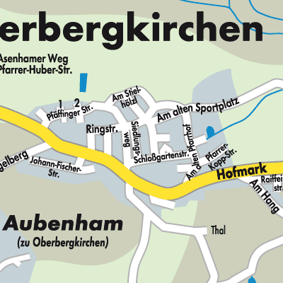 Stadtplan Oberbergkirchen