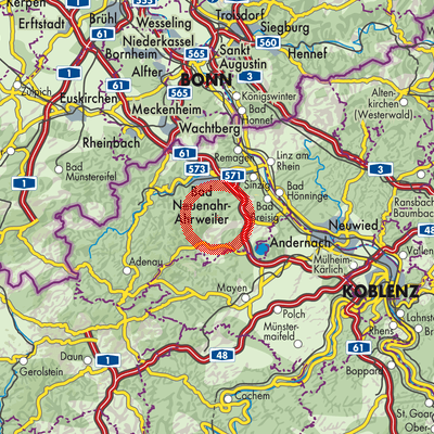Landkarte Oberdürenbach