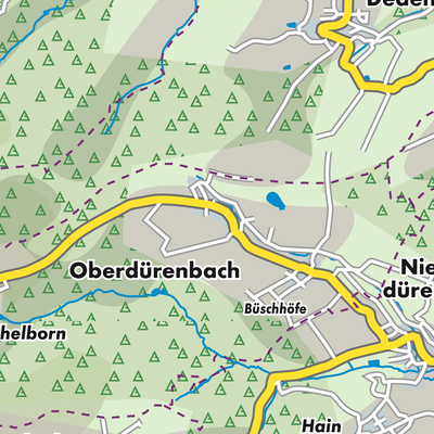 Übersichtsplan Oberdürenbach
