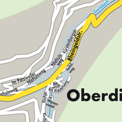 Stadtplan Oberdiebach