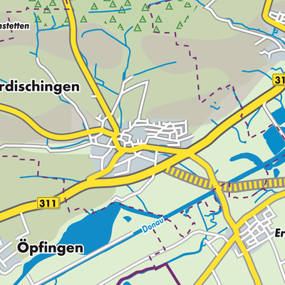 Übersichtsplan Oberdischingen