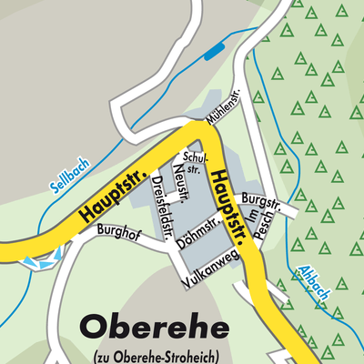Stadtplan Oberehe-Stroheich
