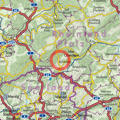 Landkarte Oberhambach
