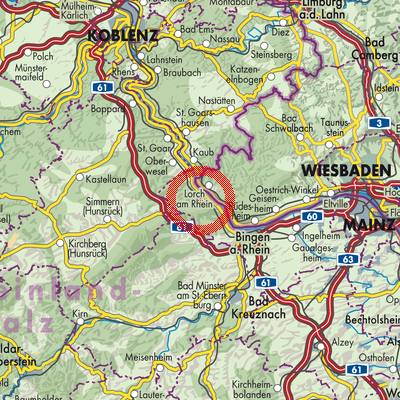 Landkarte Oberheimbach