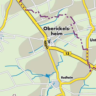 Übersichtsplan Oberickelsheim
