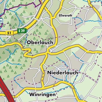 Übersichtsplan Oberlauch