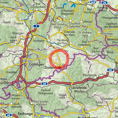Landkarte Obernfeld