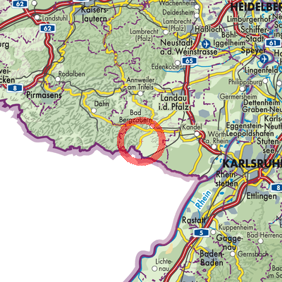Landkarte Oberotterbach