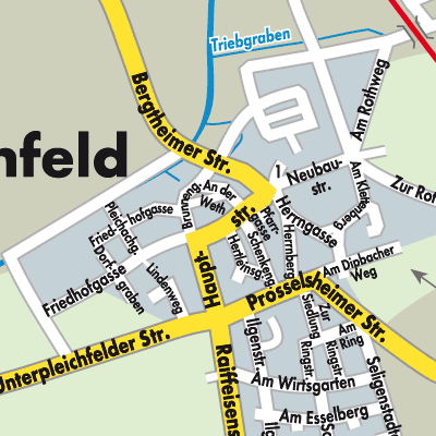 Stadtplan Oberpleichfeld