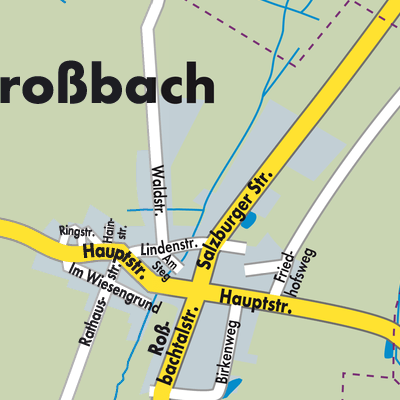 Stadtplan Oberroßbach