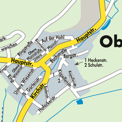 Stadtplan Oberrod