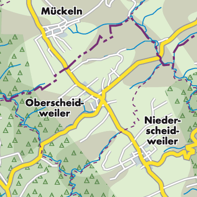 Übersichtsplan Oberscheidweiler