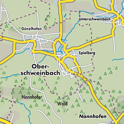 Übersichtsplan Oberschweinbach