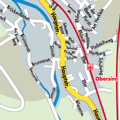 Stadtplan Obersinn