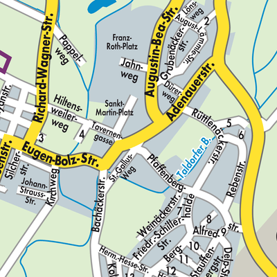 Stadtplan Oberteuringen