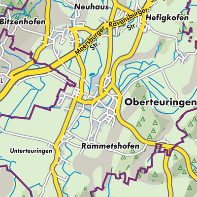 Übersichtsplan Oberteuringen