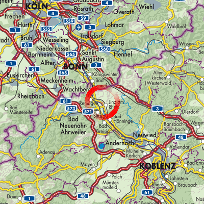 Landkarte Ockenfels