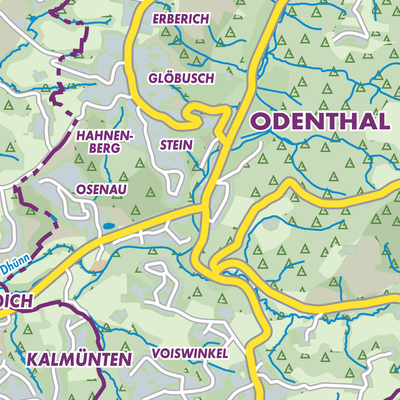 Übersichtsplan Odenthal