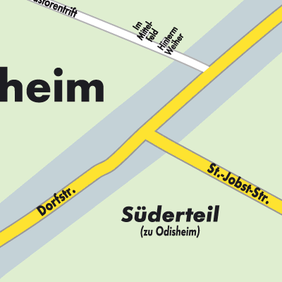 Stadtplan Odisheim