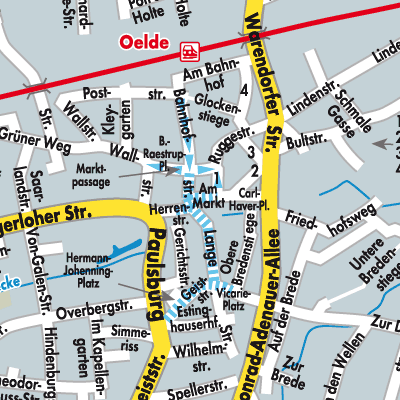 Stadtplan Oelde