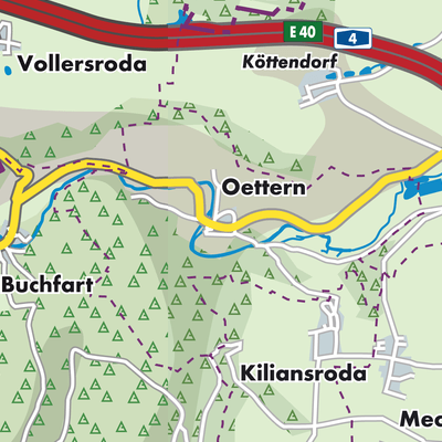 Übersichtsplan Oettern