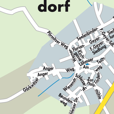 Stadtplan Oettersdorf