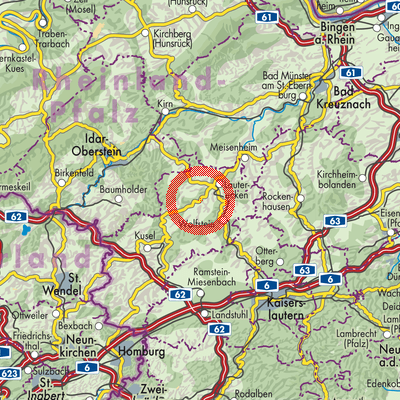 Landkarte Offenbach-Hundheim