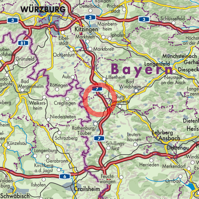 Landkarte Ohrenbach