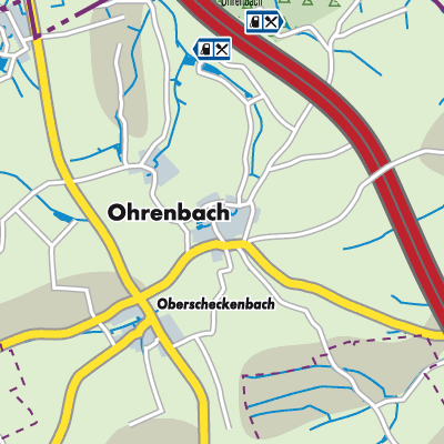 Übersichtsplan Ohrenbach