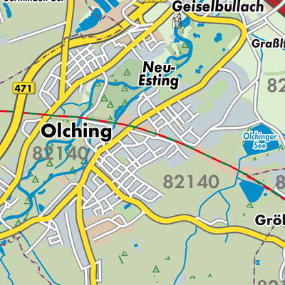 Übersichtsplan Olching