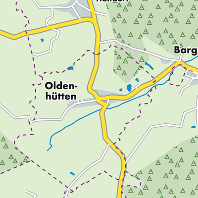 Übersichtsplan Oldenhütten