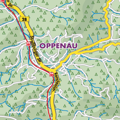 Übersichtsplan Oppenau
