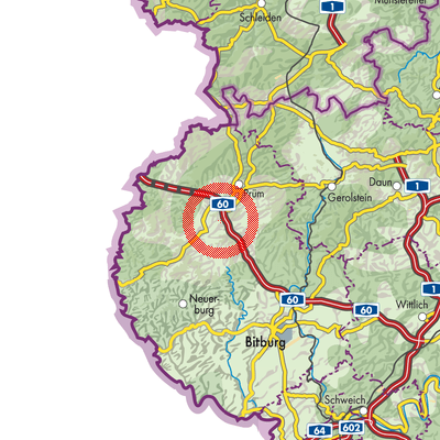 Landkarte Orlenbach
