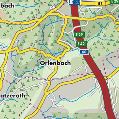 Übersichtsplan Orlenbach