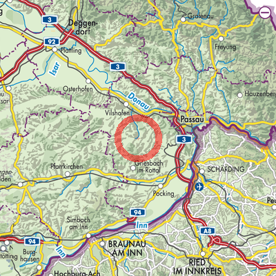 Landkarte Ortenburg