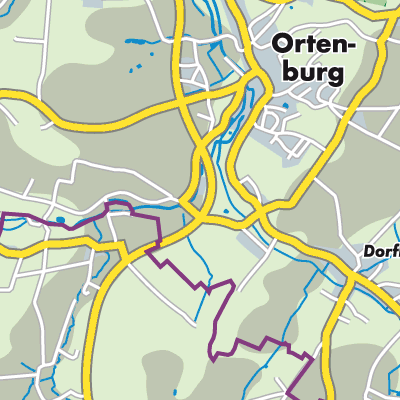 Übersichtsplan Ortenburg