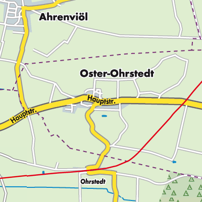 Übersichtsplan Oster-Ohrstedt