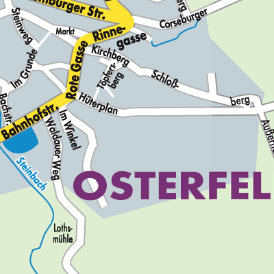 Stadtplan Osterfeld