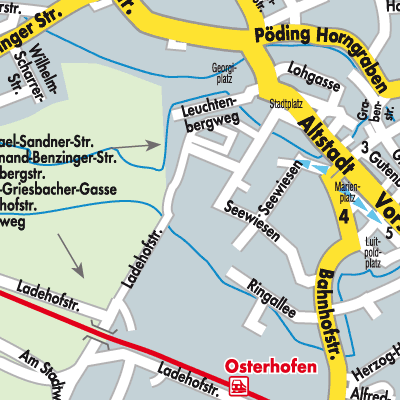 Stadtplan Osterhofen