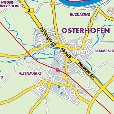Übersichtsplan Osterhofen