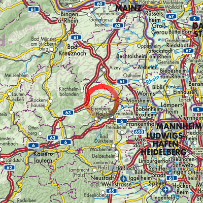 Landkarte Ottersheim