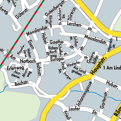 Stadtplan Ottersweier