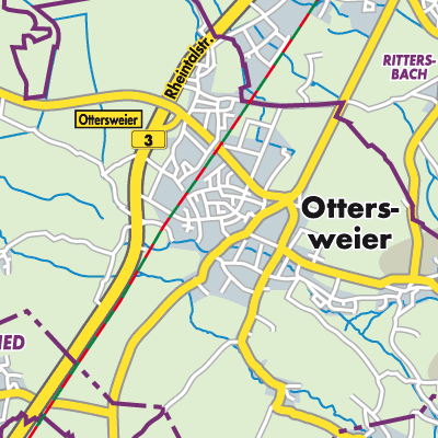 Übersichtsplan Ottersweier