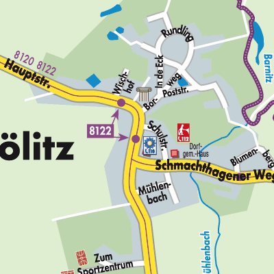 Stadtplan Pölitz